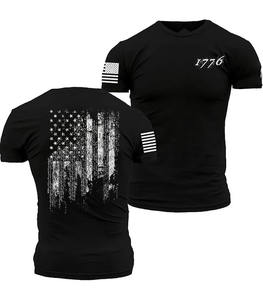 T-shirt pour homme de haute qualité en gros, 100% coton tricoté, respirant, coupe ample, impression personnalisée, grande taille, 300g - Product Image 1