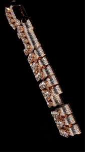 Colgante de Letra Personalizada con Moissanita VVS Engastada en Canal, Plata 925 y Oro 14k, Estilo Hip Hop Iced, Unisex, Joyería Certificada GRA - Product Image 3