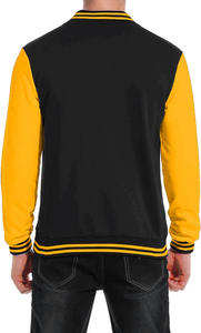 Chaqueta Varsity de Invierno para Hombre, Estilo Retro Letterman, Chaqueta Bomber de Béisbol con Detalles Cosidos, Ropa Deportiva para Clubes Escolares, Venta al por Mayor OEM - Product Image 3