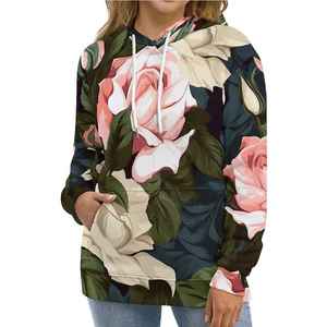 Vibrant Geometric Sublimation Hoodie Bold Artistic Pattern Lightweight Comfortable Fit Unique Trendy Style <b>Women</b> Summer Hoodie - Product Image 3