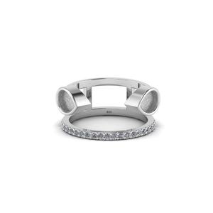 แหวนพลอยส่วนประกอบ2025ออกแบบได้ตามต้องการสำหรับงานแต่งงานของขวัญแต่งงานแหวนปรับได้จากโรงงานขายส่ง - Product Image 4