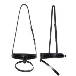 FAB International - Cabezada de Cuero Premium para Caballo con Acolchado Suave, Diseño Inglés Ajustable, Herrajes de Latón Macizo/Acero Inoxidable - Product Image 3