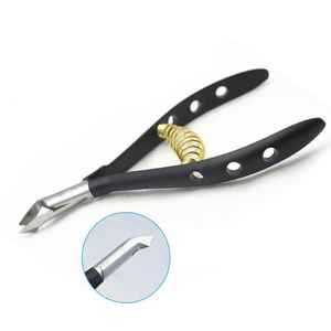 Professional High Quality Stainless Steel Black & Gold Cuticle Nipper Best Nail Nipper for Manicure Pedicure Ingrown Removal - Product Image 6