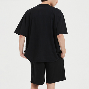 Ensemble T-shirt et short deux pièces personnalisé pour homme, best-seller, polyester/coton, respirant, décontracté pour l'été - Product Image 6