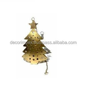 Rose en fer/aluminium de luxe faite à la main représente l'amour imprimer ornements d'arbre de Noël suspendus fête de vacances pendentif père noël - Product Image 3