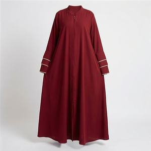 Abaya para Mujer, Vestido Musulmán de Alta Calidad, Diseño de Color Personalizado, Teñido, Tela Suave y Cómoda, Ropa Islámica Modesta - Product Image 1