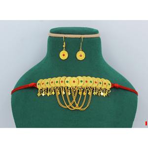 Martasha diseñador islámico Ramadán especial chapado en oro UAE joyería especial Dubai joyería collar pendiente conjunto Joyería Árabe - Product Image 3