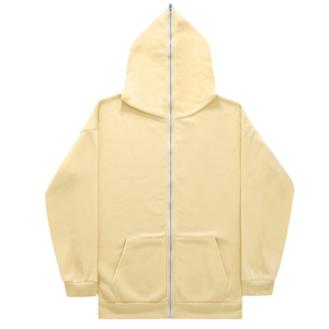 Sweat-shirt à capuche entièrement zippé 400 GSM, impression en relief, coupe classique, respirant, séchage rapide, streetwear d'hiver - Product Image 3