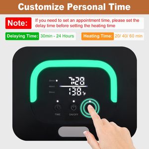 Scaldasalviette Elettrico di Lusso Grande con Timer, Capacità 22 Litri, Scaldasalviette da Spa per Uso Domestico, Asciugamani Caldi in Bagno - Product Image 4