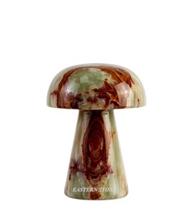 Urna Conmemorativa de Mármol con Diseño de Hongo y Carga Inferior para Cenizas Humanas o de Mascotas, Mini Urna Funeraria, Piedra Natural al por Mayor - Product Image 2