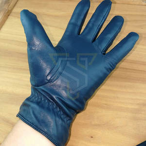 Gants en cuir chauds d'hiver décontractés pour l'extérieur SANDRA TRADERS, les plus vendus, nouvelle collection, style uni, compatibles écran tactile, détection haute précision - Product Image 2