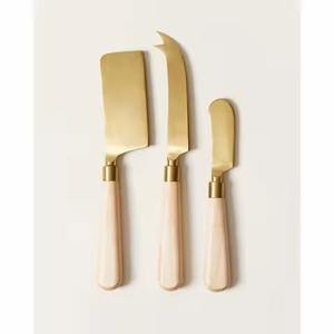 Ensemble de couteaux à fromage en métal de designer pour l'hôtellerie, collection de coupe-fromage durables - Product Image 3