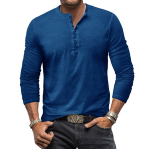 Camiseta Polo de Moda para Hombre, Manga Larga, Algodón y Poliéster, Lisa, Deportiva, con Estampado de Gráficos Personalizados - Product Image 6