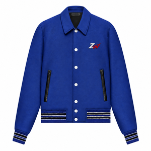 <b>Men's</b> 2026 New Arrivals <b>Varsity</b> <b>Bomber</b> <b>Jacket</b> Canvas Stand <b>Men's</b> Fashion <b>Varsity</b> <b>Jacket</b> Pocket Street <b>Jacket</b> For <b>Men</b> Baseball - Product Image 1
