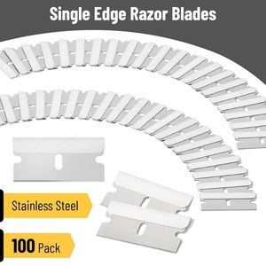 Lames de rasoir jetables en acier inoxydable à bord simple 39x19x0.25mm pour le rasage, sur commande - Product Image 4
