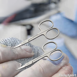 TariqXport Small Straight Stainless Steel Sharp Blade Tip Manicure Beauty Scissors Russian Style Eco-friendly <b>Nail</b> Art <b>Tool</b> - Product Image 3