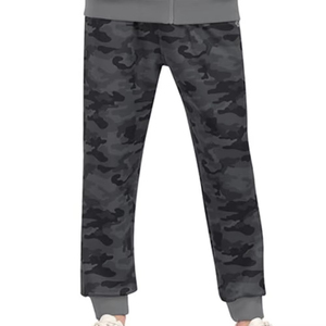 Survêtement camouflage pour homme, manches longues, col montant, fermeture éclair, poches latérales, coupe classique, style sportif automne, 100 % polyester - Product Image 4
