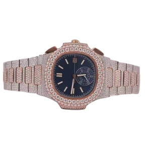 Montre Fancy Vvs1 Hip Hop Bust Down Iced Out Moissanite pour hommes Meilleure vente Prix de gros et livraison gratuite Montre de luxe - Product Image 1