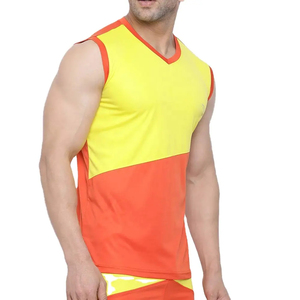 Custom Print Logo <b>Vintage</b> Breathable Knitted <b>Tank</b> <b>Top</b> Polyester/Cotton Loose Fit Street Wear Men - Product Image 2