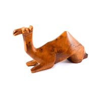 Figurine de chameau en bois de designer pour centre de table, décoration d'étagère de salon et embellissement artistique