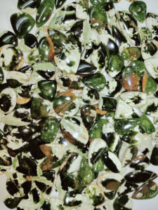 Cabujón de Calcedonia cromada de alta calidad, piedra preciosa de Calcedonia cromada verde, piedra suelta hecha a mano - Product Image 3