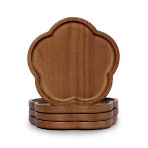 Elegantes posavasos de madera para cenas formales y decoración de mesas de banquete. - Product Image 1