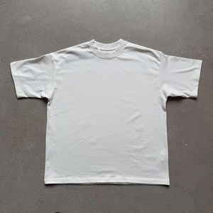 Camiseta Oversize de Algodón 100% de 350GSM para Hombre con Hombros Caídos y Manga Corta, Impresión Personalizada de Alto Gramaje para Fabricantes de Ropa - Product Image 5