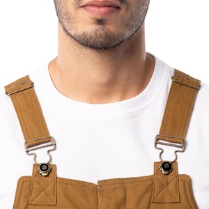 Salopette de travail professionnelle haute visibilité en coton anti-plis unisexe avec détection d'aiguilles - Product Image 3