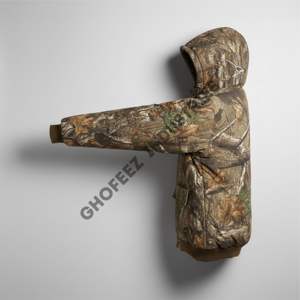 Chaqueta de Caza Silenciosa de Tela con Tecnología de Camuflaje de Bajo Ruido y Capucha para Caza con Arco y Fotografía de Vida Silvestre Discreta - Product Image 3