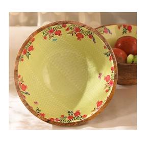 Tazón de Madera Esmaltado de Calidad Superior para Servir Frutas y Ensaladas, Tazón de Madera Personalizado para Mezclar a un Precio Accesible - Product Image 3