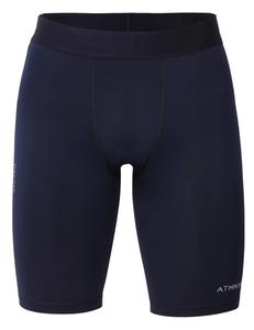 Shorts de compression pour hommes à taille mi-haute, respirants, imprimés, pour la gym, vente en gros, noir, service OEM - Product Image 2