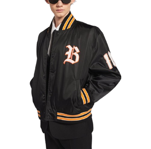 Baseball Varsity <b>Men</b> Custom Logo Satin Bomber <b>Jacket</b> Winter Streetwear Premium Team Letterman Sports <b>Jacket</b> - Product Image 4