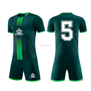 Fabricante de Camisetas de Fútbol por Sublimación, Conjunto de Pantalones Cortos de Fútbol al por Mayor, Nuevo Diseño, Uniforme de Equipo, Logotipo Personalizado OEM - Product Image 2