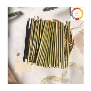 Wholesale Natural <b>Straws</b> | Grass Material Eco Friendly | Biodegradable Disposable | <b>For</b> F&B Business Supply - Product Image 5
