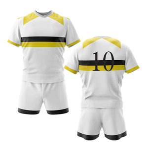 Uniforme de Rugby Unisex de Manga Corta, Transpirable y Ligero, Hecho en Pakistán, Servicio Personalizado OEM/ODM, Precio de Fábrica - Product Image 3