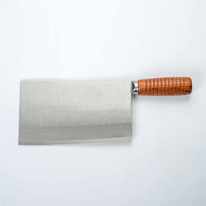 Couteau de cuisine JAYA MATA JM284 avec manche en bois, hachoir à os en acier inoxydable, couteau à viande robuste, 7-3/4 pouces - Product Image 4