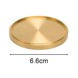 Juego de Posavasos Redondos de Metal Dorado, Diseño Art Deco, Decoración del Hogar, Protección de Mesa de Lujo para Café, Té, Bar, Bebidas - Product Image 5