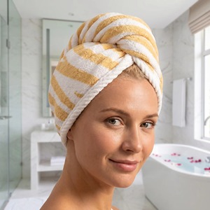 Premium Stripe Towels Wholesale Bulk Supplier | Soft Absorbent Cotton Stripe Towels Manufacturer Pakistan - Product Image 1