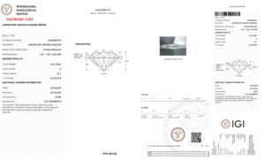 1.60กะรัตผลงานชิ้นเอก CVD ประดับเพชรที่โตแล้วมีความชัดเจน VS1 D สี7.38มม. สำหรับเครื่องประดับที่หรูหราได้รับการรับรอง IGI - Product Image 2