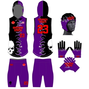 Uniforme de Fútbol Americano a 7 para Adultos, 100% Sublimado, Sin Mangas, Tela Elástica, Personalizado, Conjunto de Uniforme 7ON7 Transpirable - Product Image 6