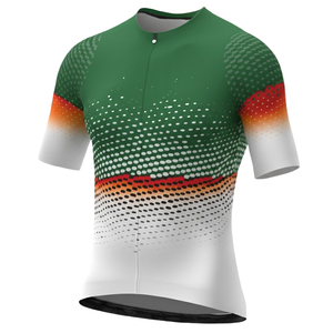 Four-Way Stretch Breathable Cycling Jersey 160 Grams Spandex Polyester Automated Cutting Seamless Short Sleeve Men Biking Shirt - Product Image 2