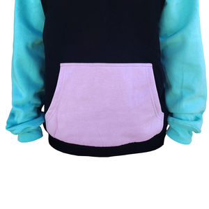 High Quality Eco-Friendly Lightweight Breathable Polyester/Cotton Fleece Double-Layer Oversized <b>Pullover</b> Hoodie Long <b>Men's</b> - Product Image 4
