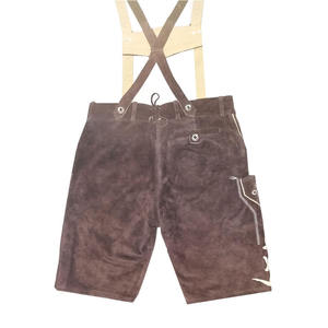 Shorts Lederhosen vintage bavarois en cuir de chèvre pour femme, respirants, pour l'Oktoberfest, Trachtenlederhose, tendance - Product Image 5