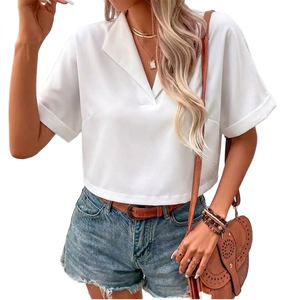Trendy 2026 Women summer Crop Top Vintage <b>Puff</b> Sleeve Square Neck Ladies Streetwear Ribbed Knit Female Apparel Custom Logo - Product Image 1