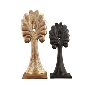 Sculpture d'arbre en laiton, ornement de table, accent décoratif, parfait pour table d'appoint, présentoir de bureau et décoration intérieure moderne et minimaliste - Product Image 6