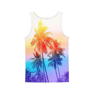 Camiseta sin mangas informal de talla grande para mujer, hecha a medida, de alta calidad, 2026, de poliéster/algodón, jersey sólido, ecológica, transpirable, con cuentas - Product Image 4