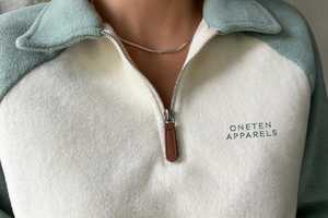 Oneten <b>Womens</b> Color Block Fleece <b>Quarter</b> <b>Zip</b> Pullover Long Sleeve Casual <b>Sweatshirt</b> - Product Image 2