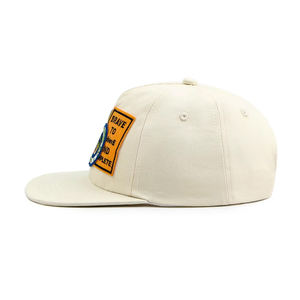 Casquette Snapback 5 Panneaux en Coton Non Structurée à Visière Plate de Haute Qualité, Prix de Gros, Logo Brodé Personnalisé, Style Papa - Product Image 2