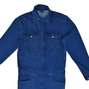 Mono de trabajo de mezclilla personalizado para hombre, overol de mecánico, mono de jean resistente, uniforme de trabajador, traje de seguridad, mono de carga - Product Image 5