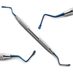 Cureta Ósea Dental Lucas de Doble Extremo, Instrumento Quirúrgico de Acero Inoxidable, Equipo de Cirugía Dental con Certificación ISO - Product Image 5